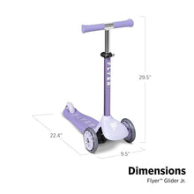 Load image into Gallery viewer, Radio Flyer Glider Jr., Radio Flyer Lean to Steer Toddler Scooter, Purple, for Kids Ages 2-5 Years
