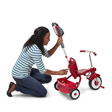 Load image into Gallery viewer, Radio Flyer Deluxe EZ Fold 4-in-1 Stroll &#39;N Trike, Red Tricycle, Toddler Bike
