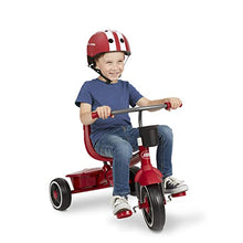 Load image into Gallery viewer, Radio Flyer Pedal &amp; Push 4-in-1 Stroll &#39; N Trike®, Red Tricycle, for Toddlers Ages 1-5 (Amazon Exclusive), Toddler Bike Large
