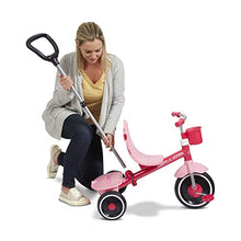 Load image into Gallery viewer, Radio Flyer Pedal &amp; Push 4-in-1 Stroll &#39;N Trike, Pink Tricycle, Tricycle for Toddlers Age 1-5, Toddler Bike (Amazon Exclusive), Large
