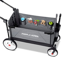 Load image into Gallery viewer, Radio Flyer City Luxe Stroll ‘N Wagon, Grey with Parent Caddy and Internal Storage Pockets, for 1+ Years
