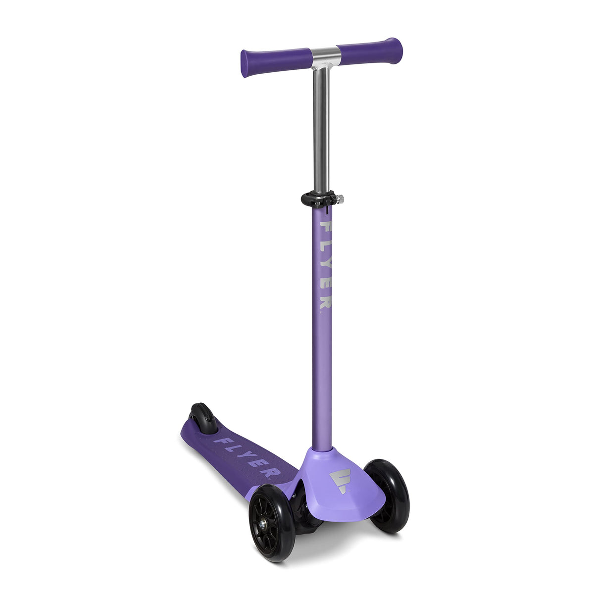 Radio Flyer Glider Pro, Radio Flyer Lean to Steer Kids Scooter, Purple, for Kids Ages 5+ Years