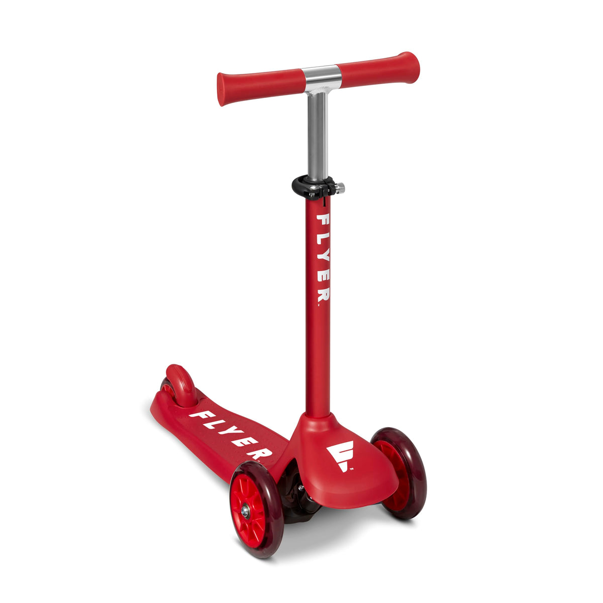 Radio Flyer Glider Jr., Radio Flyer Lean to Steer Toddler Scooter, Red, for Kids Ages 2-5 Years