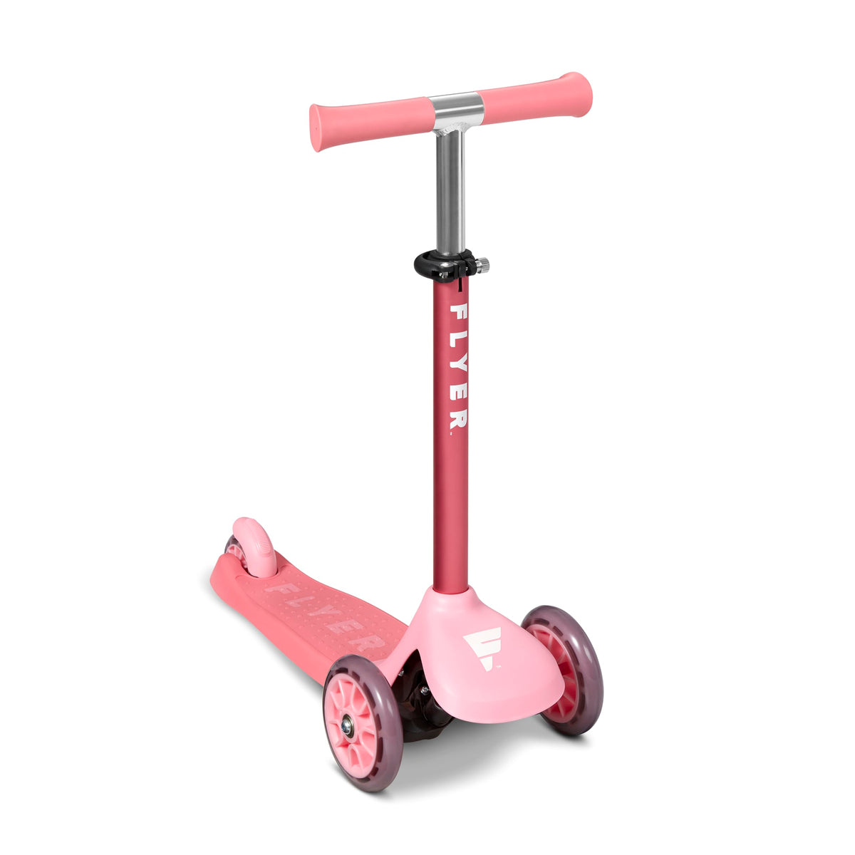 Radio Flyer Glider Jr., Radio Flyer Lean to Steer Toddler Scooter, Pink, for Kids Ages 2-5 Years