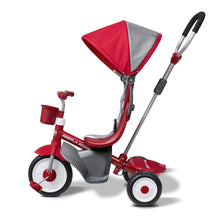 Load image into Gallery viewer, Radio Flyer EZ Fold 4 in 1 Stroll N Trike Versatile Infant Toddler Stroller Tricycle for Babies 9 Months to Children 5 Years Old, Red
