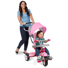 Load image into Gallery viewer, Radio Flyer 4 in 1 Stroll N Trike Versatile Infant Stroller Tricycle with Adjustable Seat for Babies 9 Months to Children 5 Years Old, Pink
