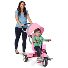 Load image into Gallery viewer, Radio Flyer 4 in 1 Stroll N Trike Versatile Infant Stroller Tricycle with Adjustable Seat for Babies 9 Months to Children 5 Years Old, Pink
