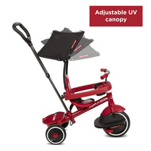 Load image into Gallery viewer, Radio Flyer Pedal &amp; Push 4-in-1 Stroll &#39; N Trike®, Red Tricycle, for Toddlers Ages 1-5 (Amazon Exclusive), Toddler Bike Large
