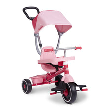 Load image into Gallery viewer, Radio Flyer Pedal &amp; Push 4-in-1 Stroll &#39;N Trike, Pink Tricycle, Tricycle for Toddlers Age 1-5, Toddler Bike (Amazon Exclusive), Large
