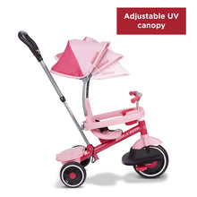 Load image into Gallery viewer, Radio Flyer Pedal &amp; Push 4-in-1 Stroll &#39;N Trike, Pink Tricycle, Tricycle for Toddlers Age 1-5, Toddler Bike (Amazon Exclusive), Large
