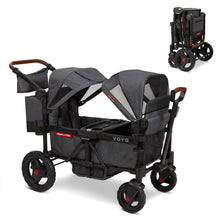 Load image into Gallery viewer, Radio Flyer Voya Stroller Wagon, 2 Seater Wagon Stroller for Kids with Low Sides, Baby Stroller Wagon, Double Stroller
