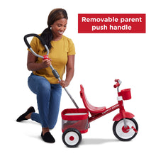 Load image into Gallery viewer, Radio Flyer 4-in-1 Stroll &#39;N Trike, Toddler Trike, Red Tricycle for Ages 1-5, Toddler Bike
