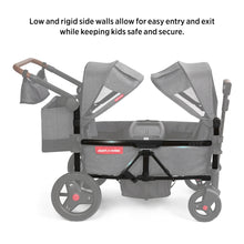 Load image into Gallery viewer, Radio Flyer Voya Stroller Wagon, 4 Seater Wagon Stroller for Kids with Low Sides, Baby Stroller Wagon, Quad Stroller
